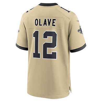 Youth Nike Chris Olave Gold New Orleans Saints Gameday Golds Alternate Game Player Jersey