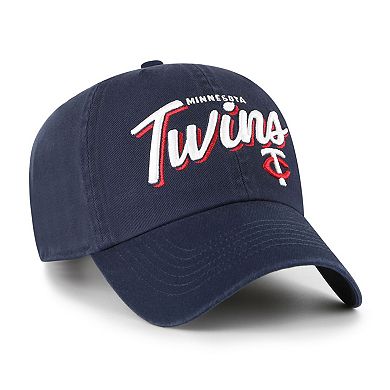 Women's '47 Navy Minnesota Twins Ariana Clean Up Adjustable Hat