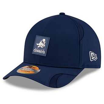 Men's New Era Navy Dallas Cowboys 2025 Sideline Throwback M-Crown 9FORTY Adjustable Hat