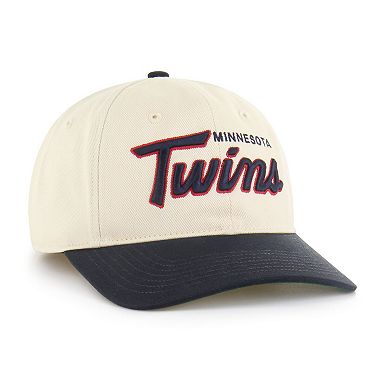 Men's '47 Natural Minnesota Twins Crosstown Franchise Fitted Hat