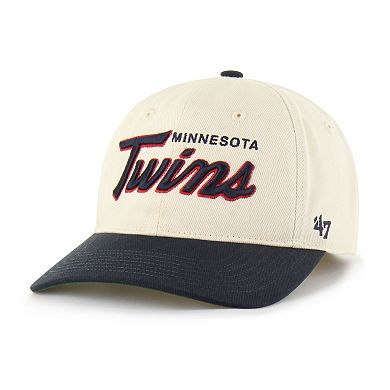 Men's '47 Natural Minnesota Twins Crosstown Franchise Fitted Hat