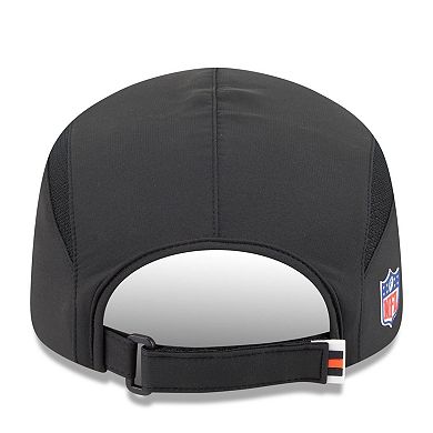 Men's New Era Black Cincinnati Bengals 2025 Sideline Runner Adjustable Hat
