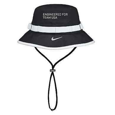 Men's Nike Black Team USA Apex Sideline On-Field Dri-FIT Boonie Bucket Hat