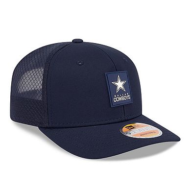 Men's New Era Navy Dallas Cowboys 2025 Sideline 9SEVENTY Trucker Adjustable Hat