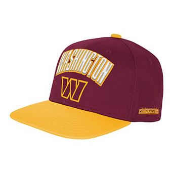 Youth Outerstuff Burgundy Washington Commanders Essentials Adjustable Hat