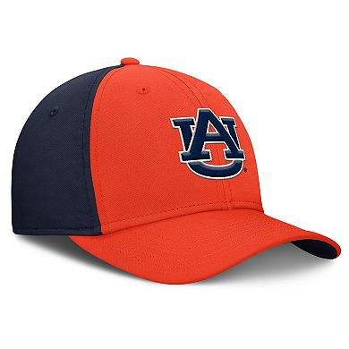 Men's Nike Orange/Navy Auburn Tigers 2025 Sideline Rise Local Dri-FIT Flex Hat