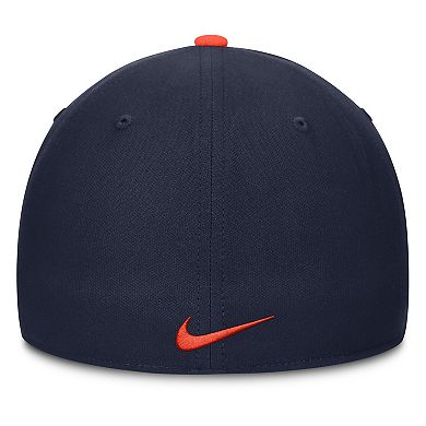 Men's Nike Orange/Navy Auburn Tigers 2025 Sideline Rise Local Dri-FIT Flex Hat