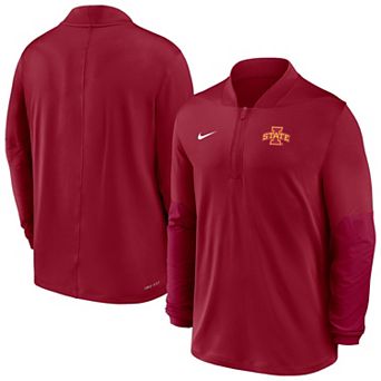 Men's Nike Cardinal Iowa State Cyclones Dri-FIT Half-Zip Pullover