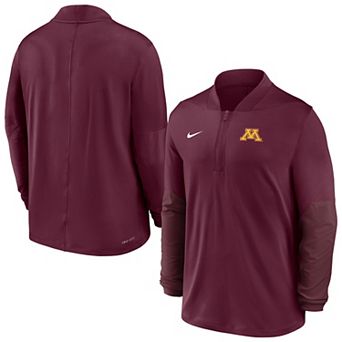Men's Nike Maroon Minnesota Golden Gophers Dri-FIT Half-Zip Pullover