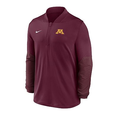 Men's Nike Maroon Minnesota Golden Gophers Dri-FIT Half-Zip Pullover
