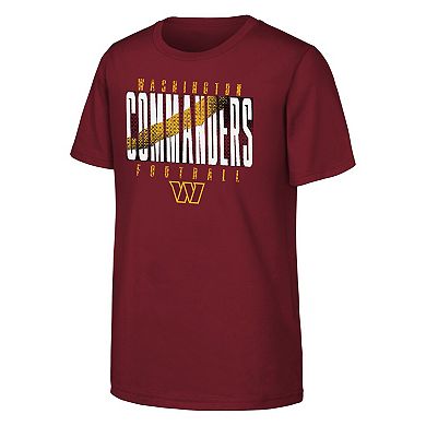 Youth Outerstuff Burgundy Washington Commanders Posterize T-Shirt