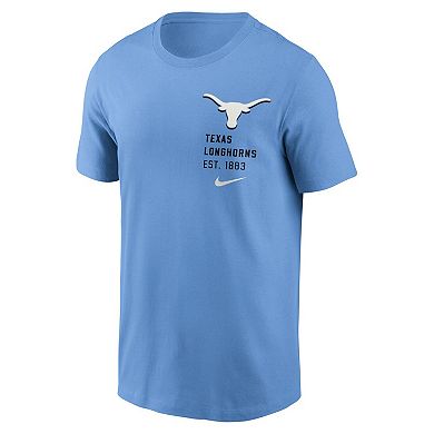 Men's Nike Valor Blue Texas Longhorns Color Drop 2-Hit T-Shirt