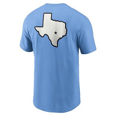Men's Nike Valor Blue Texas Longhorns Color Drop 2-Hit T-Shirt