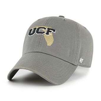 Men's '47 Dark Grey UCF Knights Vault Clean Up Adjustable Hat