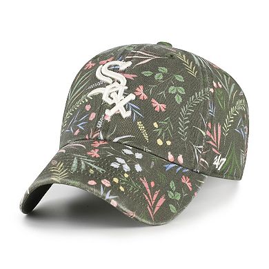 Women's '47 Olive Chicago White Sox Moss Verbena Clean Up Adjustable Hat