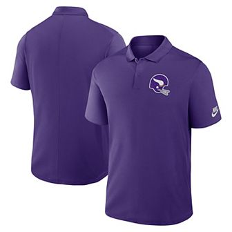 Men's Nike Purple Minnesota Vikings Rewind Victory Performance Polo