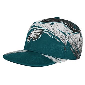 Youth Outerstuff Midnight Green Philadelphia Eagles Make Noise Adjustable Hat