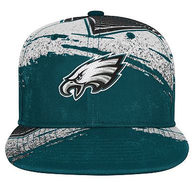 Youth Outerstuff Midnight Green Philadelphia Eagles Make Noise Adjustable Hat