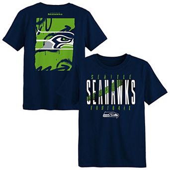 Preschool Outerstuff College Navy Seattle Seahawks Posterize T-Shirt