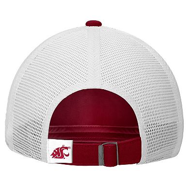 Men's Nike Crimson Washington State Cougars On-Field Club Adjustable Trucker Hat