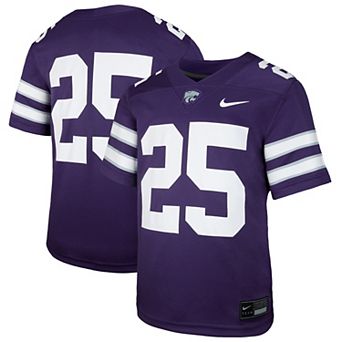 Youth Nike #25 Purple Kansas State Wildcats Untouchable Replica Game Jersey