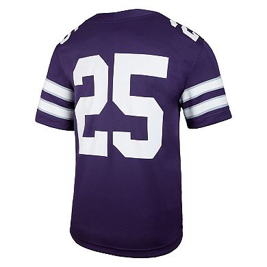 Youth Nike #25 Purple Kansas State Wildcats Untouchable Replica Game Jersey