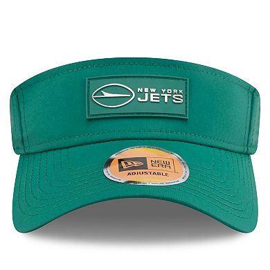 Men's New Era Green New York Jets 2025 Sideline Visor