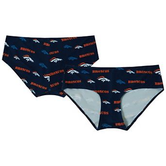 Women's Concepts Sport Navy Denver Broncos Mosaic Allover Print Knit Panty