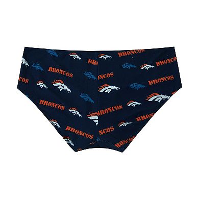Women's Concepts Sport Navy Denver Broncos Mosaic Allover Print Knit Panty