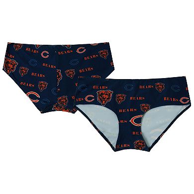 Women's Concepts Sport Navy Chicago Bears Mosaic Allover Print Knit Panty