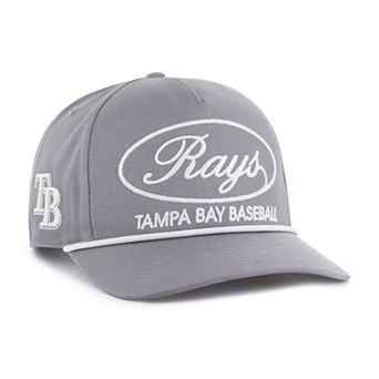 Men's '47 Gray Tampa Bay Rays Foundational Hitch Adjustable Hat