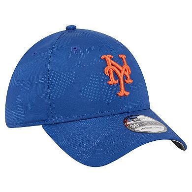 Men's New Era Royal New York Mets Tonal Camo 39THIRTY Flex Hat