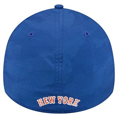 Men's New Era Royal New York Mets Tonal Camo 39THIRTY Flex Hat