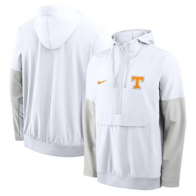 Men's Nike White Tennessee Volunteers Anorak Half-Zip Hoodie Jacket