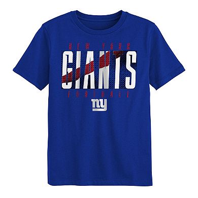 Preschool Outerstuff Royal New York Giants Posterize T-Shirt