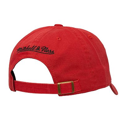 Women's Mitchell & Ness Red Chicago Bulls Micro Lefty Adjustable Hat