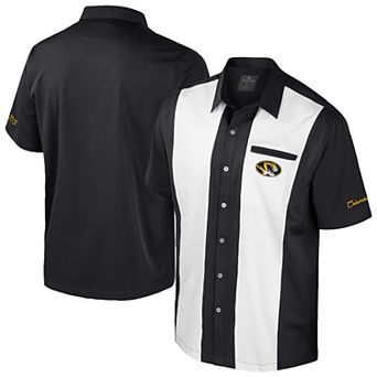 Men's Colosseum Black Missouri Tigers Strike Bowling Button-Up Shirt