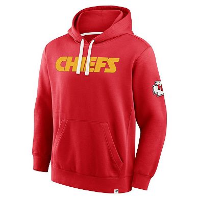 Men's Fanatics Red Kansas City Chiefs New Horizons Heritage Pullover Hoodie