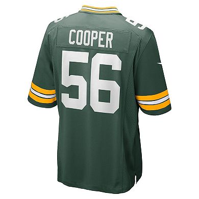 Men's Nike Edgerrin Cooper Green Green Bay Packers Game Jersey