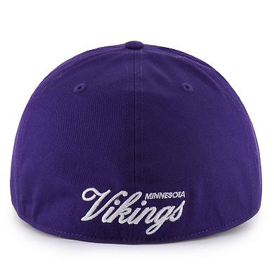 Men's '47 Purple Minnesota Vikings Foundational Franchise Fitted Hat