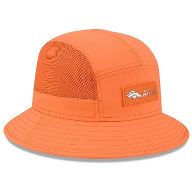 Men's New Era Orange Denver Broncos 2025 Sideline Bucket Hat