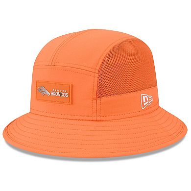 Men's New Era Orange Denver Broncos 2025 Sideline Bucket Hat