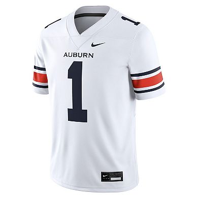 Men's Nike White Auburn Tigers Away Football Game Jersey
