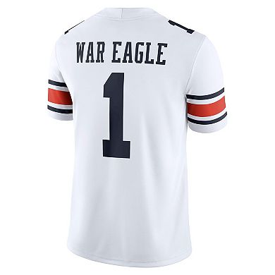 Men's Nike White Auburn Tigers Away Football Game Jersey