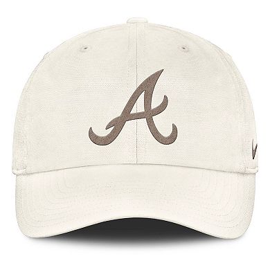 Men's Nike Stone Atlanta Braves Club Adjustable Hat