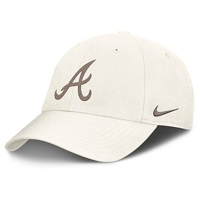 Men's Nike Stone Atlanta Braves Club Adjustable Hat