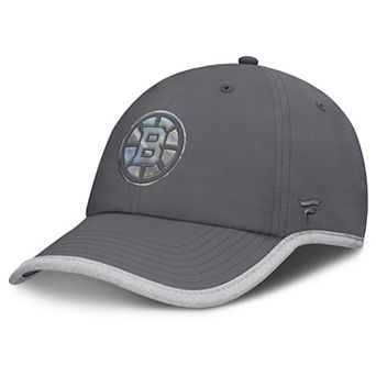 Women's Fanatics Charcoal Boston Bruins Fundamental Reflector Adjustable Hat