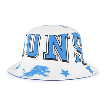 Women's '47 White Detroit Lions Energize Bucket Hat