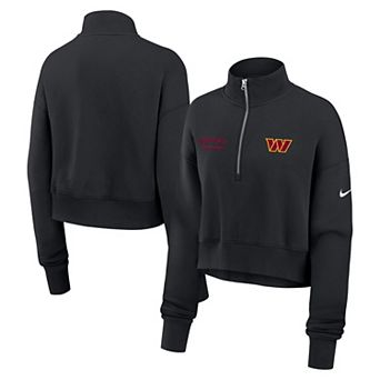 Women's Nike Black Washington Commanders Primetime Phoenix Half-Zip Sweatshirt