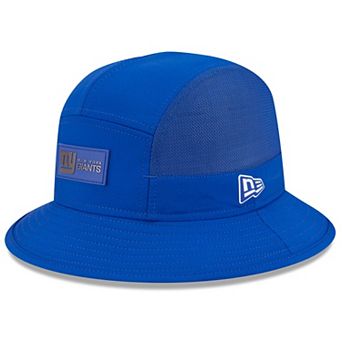 Men's New Era Royal New York Giants 2025 Sideline Bucket Hat